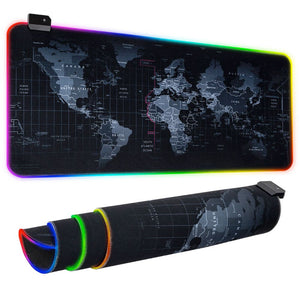 Dragon RGB Gaming Mouse Pad World Map  Dragon RGB Gaming Mouse Pad World Map