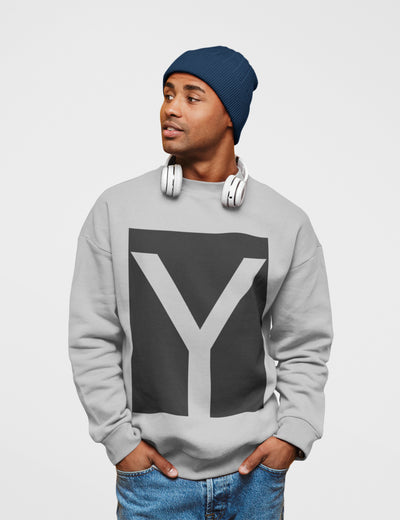 Men's Y Logo Crewneck Sweatshirt