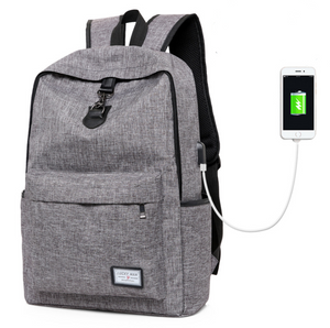 Backpack Grey Anti Theft Bag Backpack Grey Anti Theft Bag